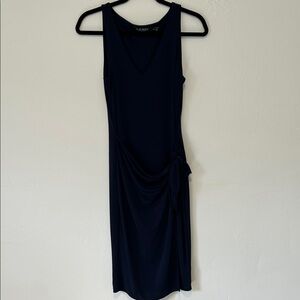 Calvin Klein Navy Midi Dress